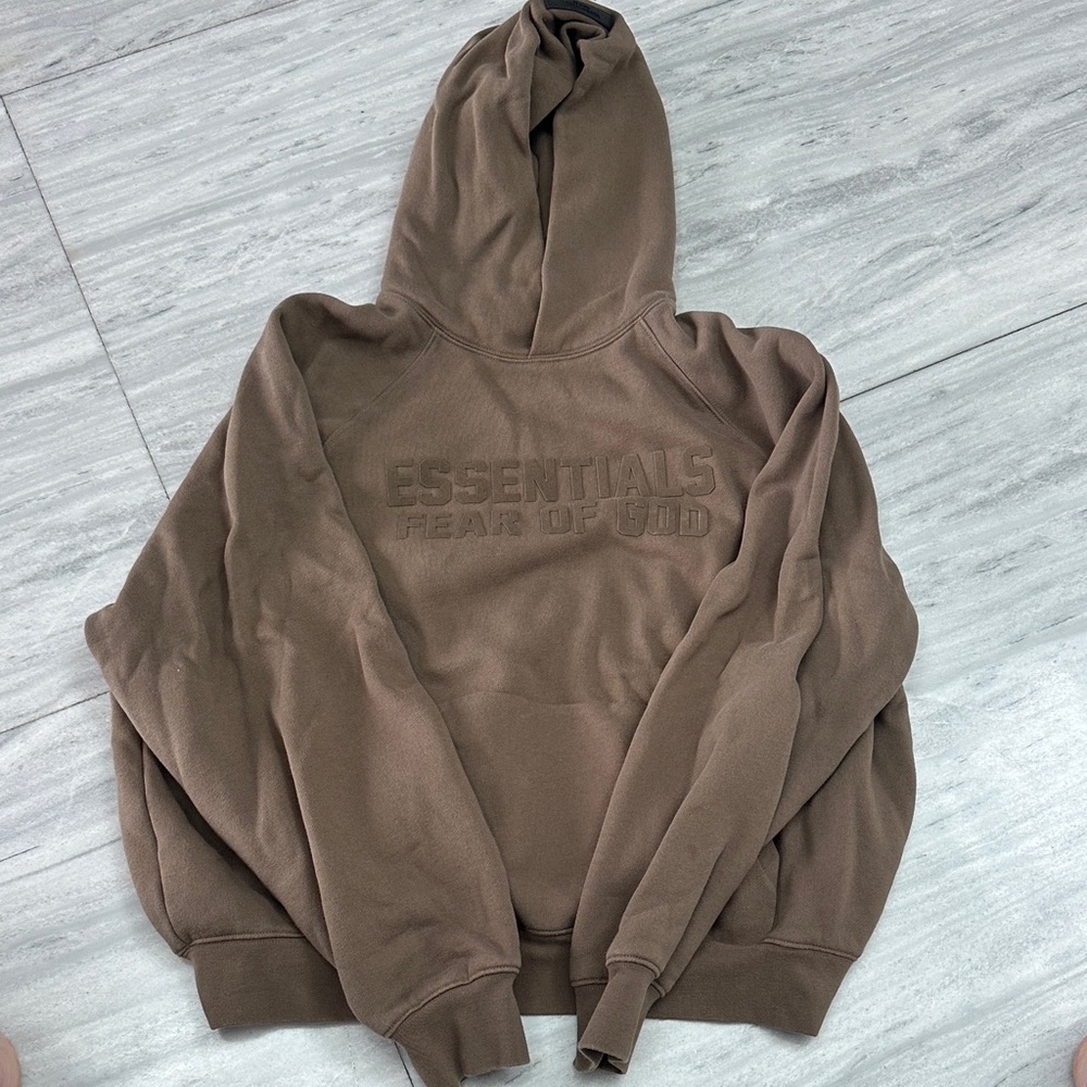 Essentials Brown Hoodie